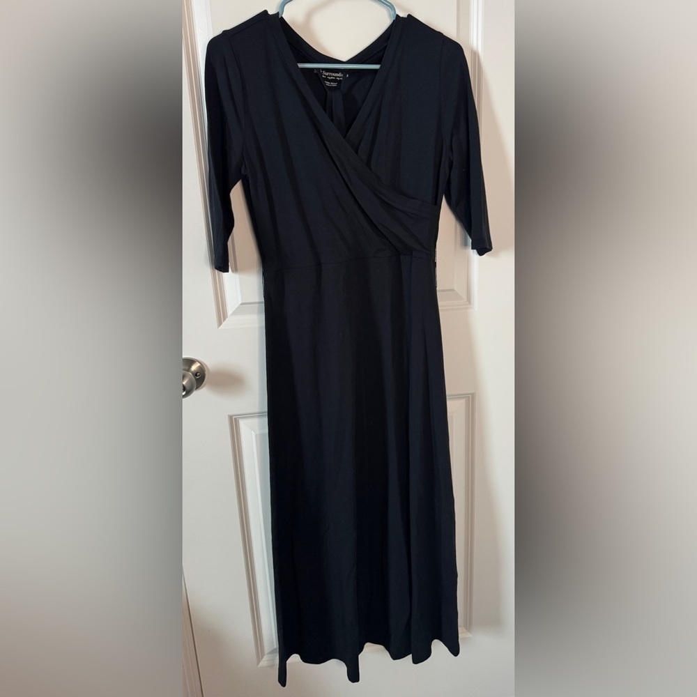 Soft Surroundings Black Long Sleeve Dress XS Petite